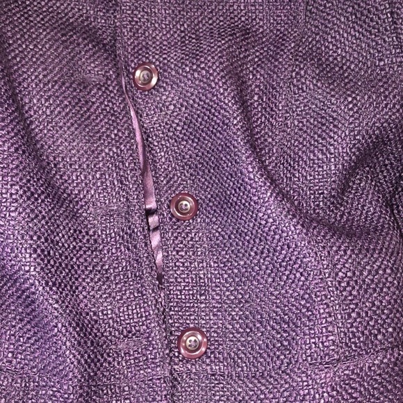 Coldwater Creek size petite XLarge plum blazer - Picture 7 of 7